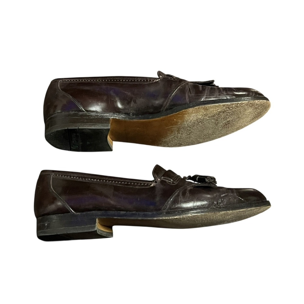 Bally Moresco Brown Tassel Kiltie Loafers Size US 9 D Made in Italy - Picture 4 of 9